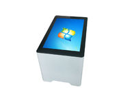 Publicidad de la mesa de centro elegante de la pantalla táctil de los vídeos de los quioscos HD con tacto multi capacitivo