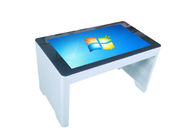 Publicidad de la mesa de centro elegante de la pantalla táctil de los vídeos de los quioscos HD con tacto multi capacitivo