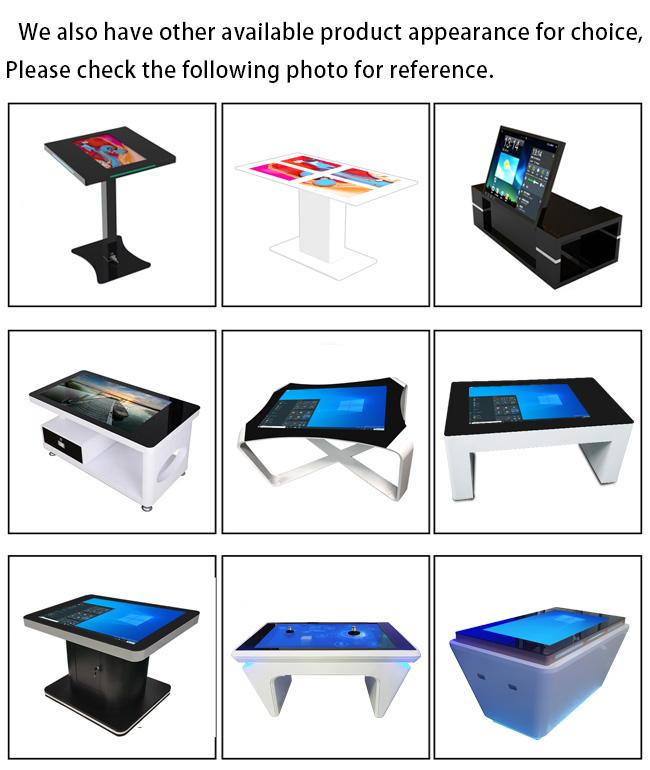 Mesa de comedor multi de la cafetería de la pantalla táctil del precio interactivo elegante de Digitaces de los restaurantes del reconocimiento de objeto